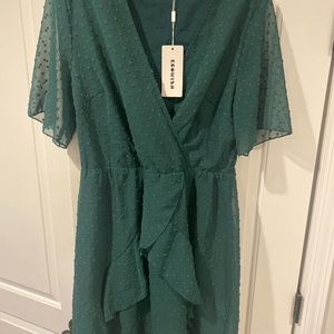 Green Spring Time Dress
